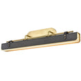 Load image into Gallery viewer, Valise Large LED Wall Sconce - Vintage Brass/Tuxedo Leather