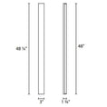 Load image into Gallery viewer, Vanity Wide 48" LED Bath Bar - Diagram
