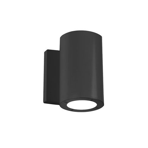 Vessel Short Outdoor LED Wall Light - Black Finish