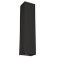 Load image into Gallery viewer, Vex Large LED Outdoor Wall Sconce - Black Finish