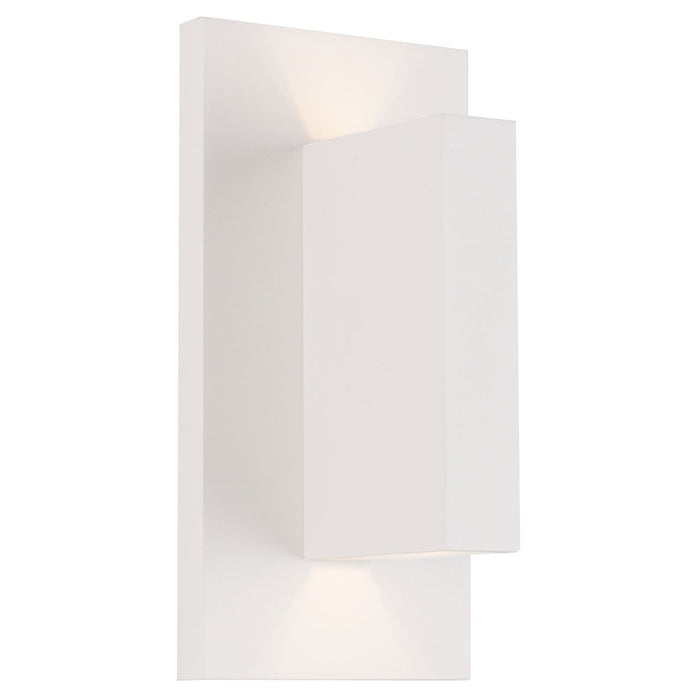 Vista LED Outdoor Wall Sconce - White Finish
