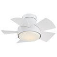 Load image into Gallery viewer, Vox 26" Flush-Mount Smart Ceiling Fan - White Finish