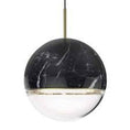 Load image into Gallery viewer, Wandering Star LED Pendant Light - Black Marble