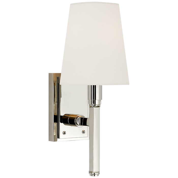 Watson Small Tail Sconce - Polished Nickel