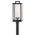Load image into Gallery viewer, Weymouth Outdoor Post Mount - Black Finish