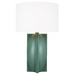 William Tall Table Lamp - Matte Green Finish