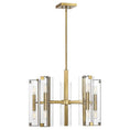 Load image into Gallery viewer, Winfield 10-Light Chandelier - Warm Brass Finish