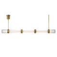 Load image into Gallery viewer, Wit Linear Suspension (5 Glass) - Brass