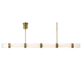 Load image into Gallery viewer, Wit Linear Suspension (6 Glass) - Brass