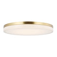 Load image into Gallery viewer, Wyatt Large Flush Mount - Natural Brass Finish