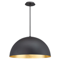 Load image into Gallery viewer, Yolo LED Pendant Light - Dark Bronze/Gold Leaf Finish