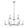 Load image into Gallery viewer, Zire 2-Tier Chandelier - Chrome Finish