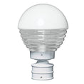 Load image into Gallery viewer, 3061 Series Outdoor Post Light - White Finish Clear Glass