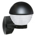 3061 Series Outdoor Wall Sconce - Black Finish Frost Glass 
