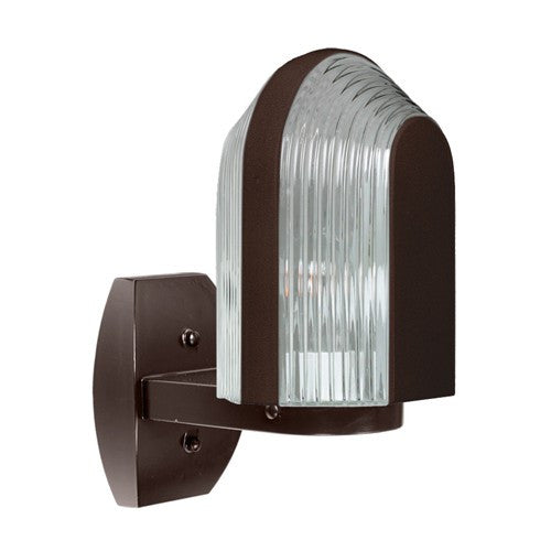 3139 Series Outdoor Wall Sconce - Bronze Finish Clear Glass