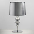 Load image into Gallery viewer, Eva 4 Light Table Lamp - Silver Leaf Finish