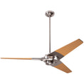 Load image into Gallery viewer, Modern Fan Co. Torsion Ceiling Fan 62" - Bright Nickel