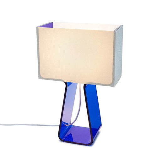 Tube Top Table Lamp - Blue