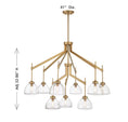 Load image into Gallery viewer, Corbin 9-Light Chandelier
