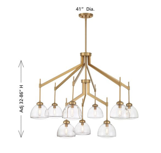 Corbin 9-Light Chandelier by Savoy House