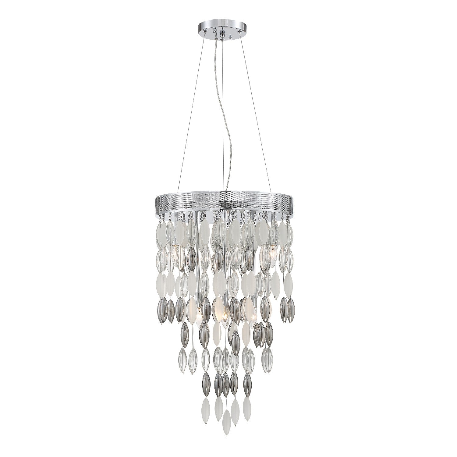 Crystorama - HUD-A2216-CH - Six Light Chandelier - Hudson - Polished Chrome