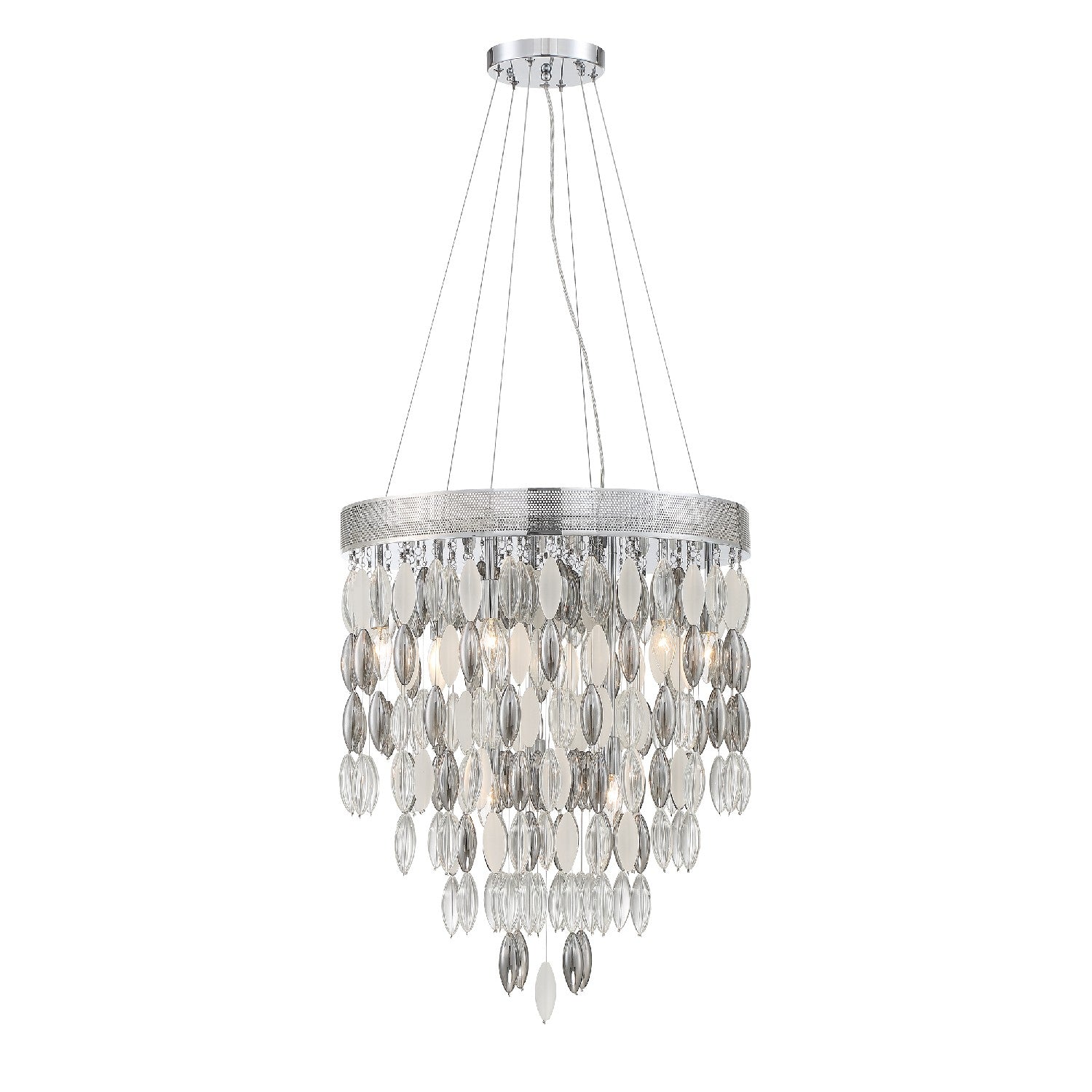 Crystorama - HUD-A2219-CH - Nine Light Chandelier - Hudson - Polished Chrome