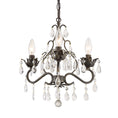 Load image into Gallery viewer, Crystorama - 4534-EB-CL-MWP - Three Light Mini Chandelier - Paris Market - English Bronze
