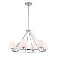 Load image into Gallery viewer, Crystorama - KEE-A3006-PN - Six Light Chandelier - Keenan - Polished Nickel
