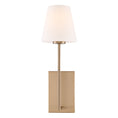 Load image into Gallery viewer, Crystorama - LEN-250-OP-VG - One Light Wall Sconce - Lena - Vibrant Gold
