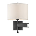 Load image into Gallery viewer, Crystorama - MAR-A8031-MK - One Light Wall Sconce - Marshall - Matte Black
