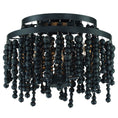 Load image into Gallery viewer, Crystorama - POP-A5073-MK - Three Light Semi Flush Mount - Poppy - Matte Black
