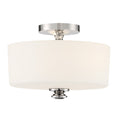 Load image into Gallery viewer, Crystorama - TRA-A3302-PN - Two Light Semi Flush Mount - Travis - Polished Nickel
