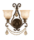 Load image into Gallery viewer, Crystorama - 7502-BU-GT-S - Two Light Wall Sconce - Norwalk - Bronze Umber
