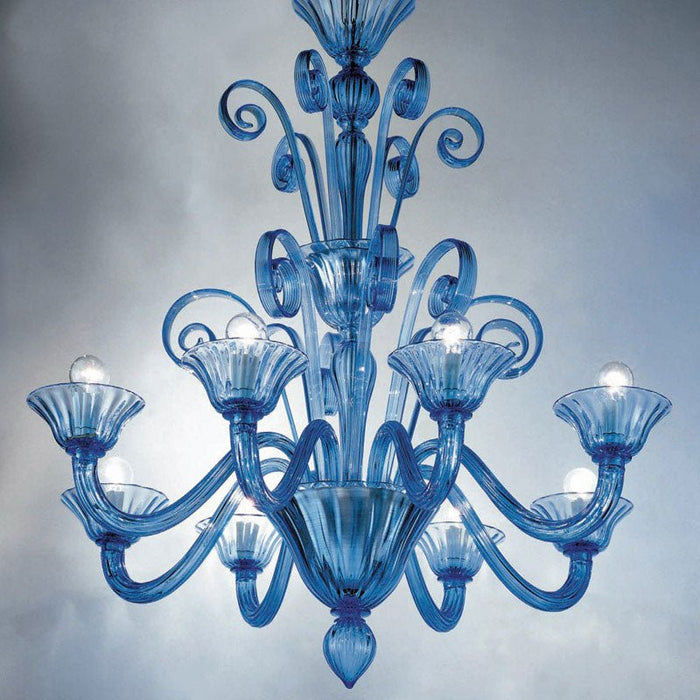 Treporti Chandelier by Mazzega 1946