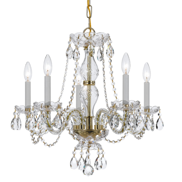 Traditional Crystal Stem Chandelier