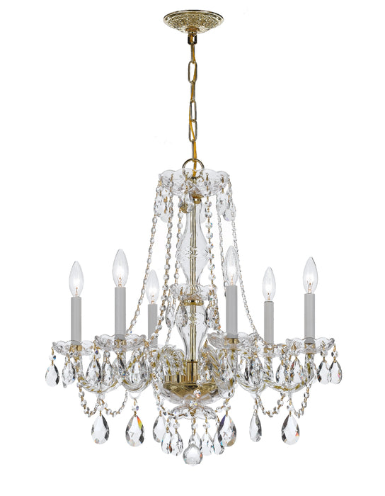 Traditional Crystal Stem Chandelier