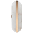 Load image into Gallery viewer, Stonewall Alabaster LED Wall Sconce
