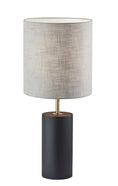 Load image into Gallery viewer, Adesso Home - 1507-01 - Table Lamp - Dean - Black Poplar Wood W. Antique Brass Accent
