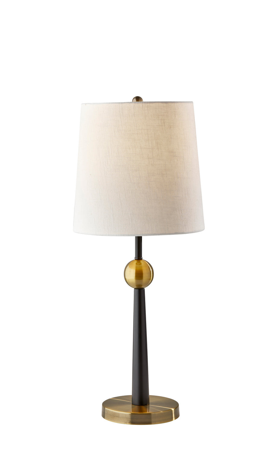 Adesso Home - 1574-01 - Table Lamp - Francis - Black & Antique Brass