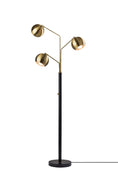 Load image into Gallery viewer, Adesso Home - 5139-21 - Three Light Tree Lamp - Emerson - Black & Antique Brass
