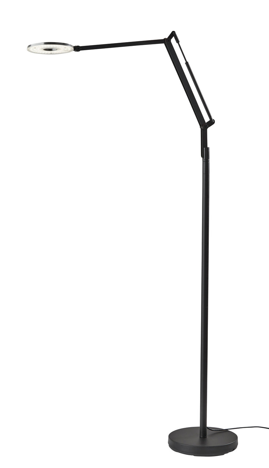 Adesso Home - 6014-01 - LED Floor Lamp - Gordon - Black