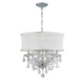 Load image into Gallery viewer, Crystorama - 4415-CH-SMW-CL-S - Six Light Mini Chandelier - Brentwood - Polished Chrome
