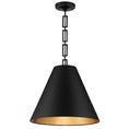 Load image into Gallery viewer, Crystorama - 8687-MK-GA - Three Light Chandelier - Alston - Matte Black / Antique Gold
