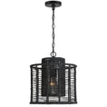 Load image into Gallery viewer, Crystorama - JAY-A5001-MK - One Light Pendant - Jayna - Matte Black
