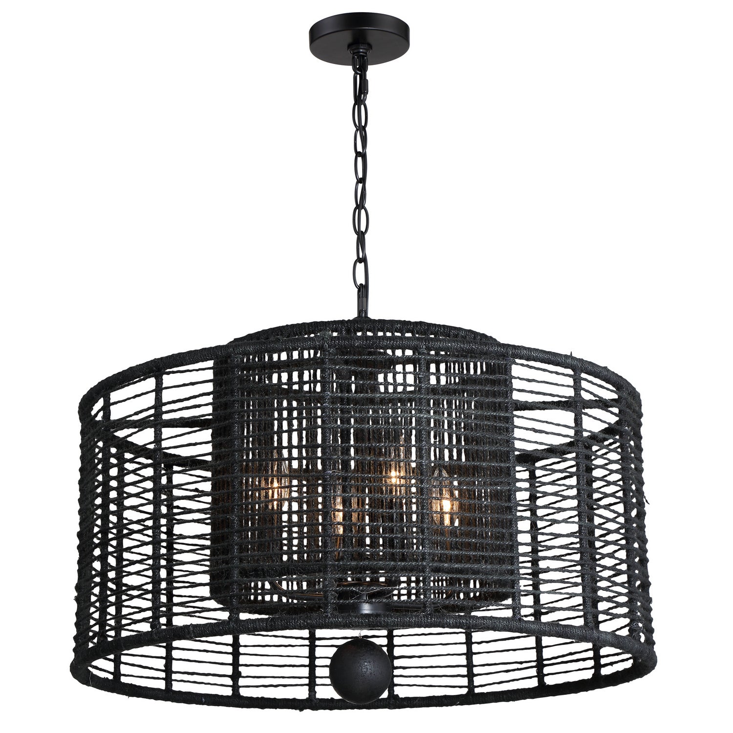 Crystorama - JAY-A5004-MK - Four Light Chandelier - Jayna - Matte Black