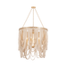 Santorini Chandelier by Corbett Lighting - Vintage Gold Leaf Finish
