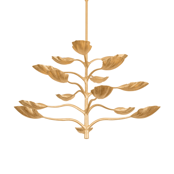 Ankara Chandelier by Corbett Lighting - Gilded Ivory Finish