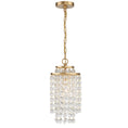 Load image into Gallery viewer, Crystorama - GAB-B7301-GA - One Light Chandelier - Gabrielle - Antique Gold
