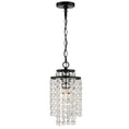 Load image into Gallery viewer, Crystorama - GAB-B7301-MK - One Light Chandelier - Gabrielle - Matte Black
