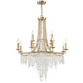 Load image into Gallery viewer, Crystorama - GAB-B7312-GA - 12 Light Chandelier - Gabrielle - Antique Gold
